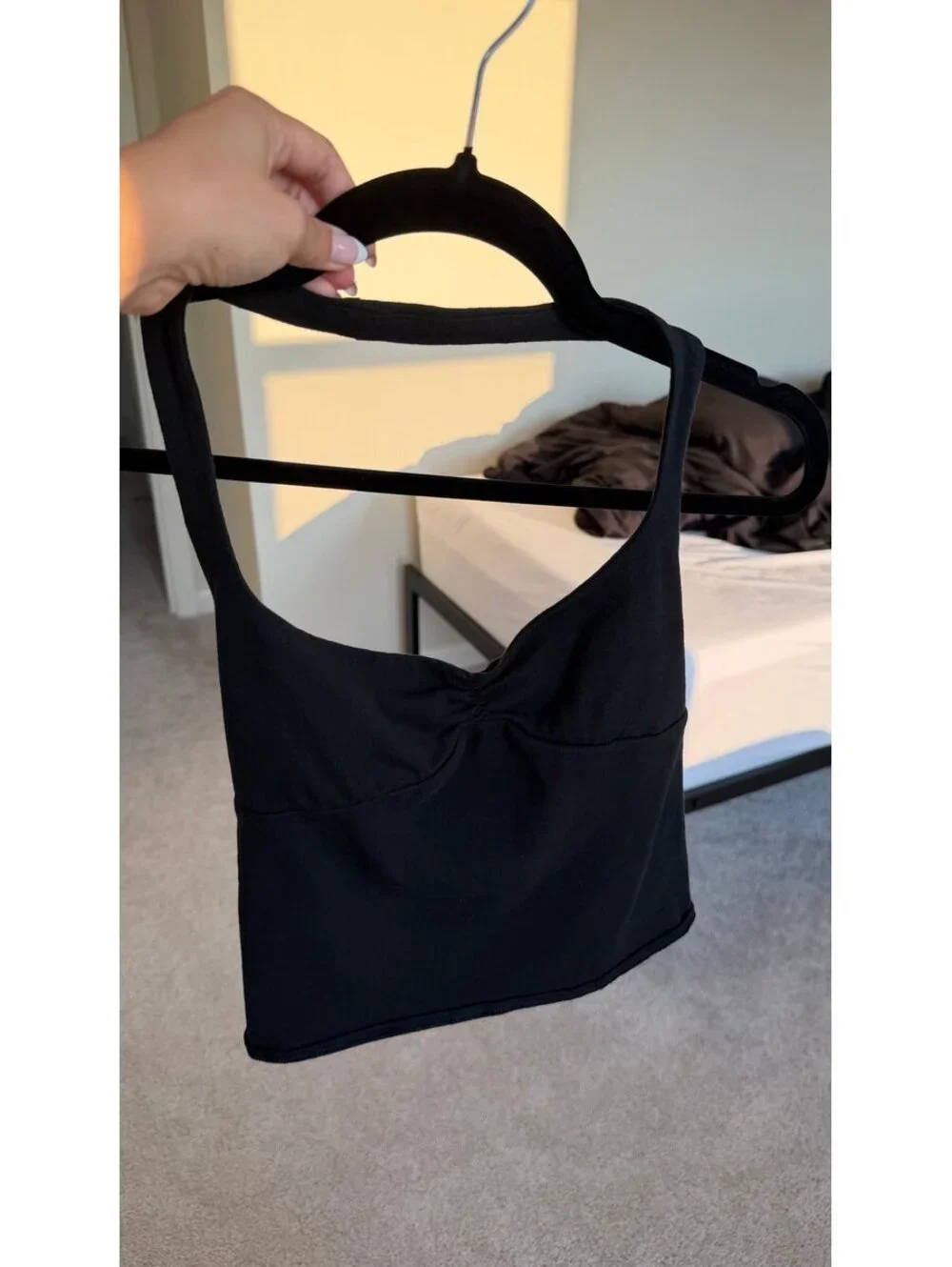 Urban Outfitters Out From Under Bec Pinch-Front Halter Cami